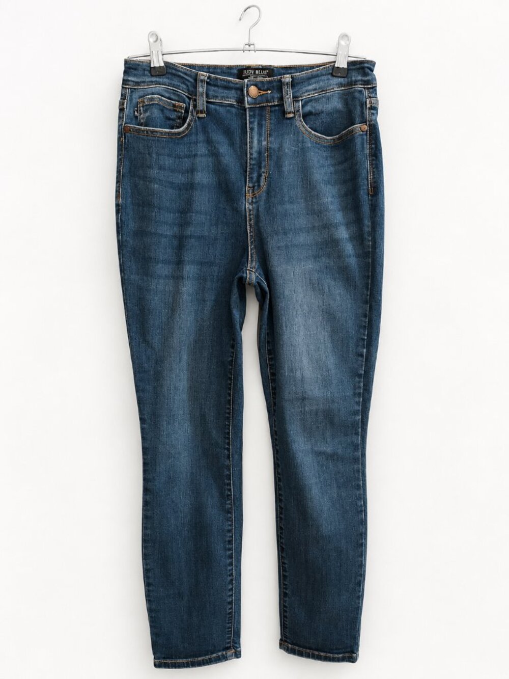 Judy Blue High Waist Relaxed Fit Dark Wash Blue Jeans Size 9/29 #JB82325DK